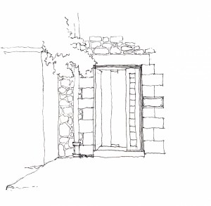 Door sketch